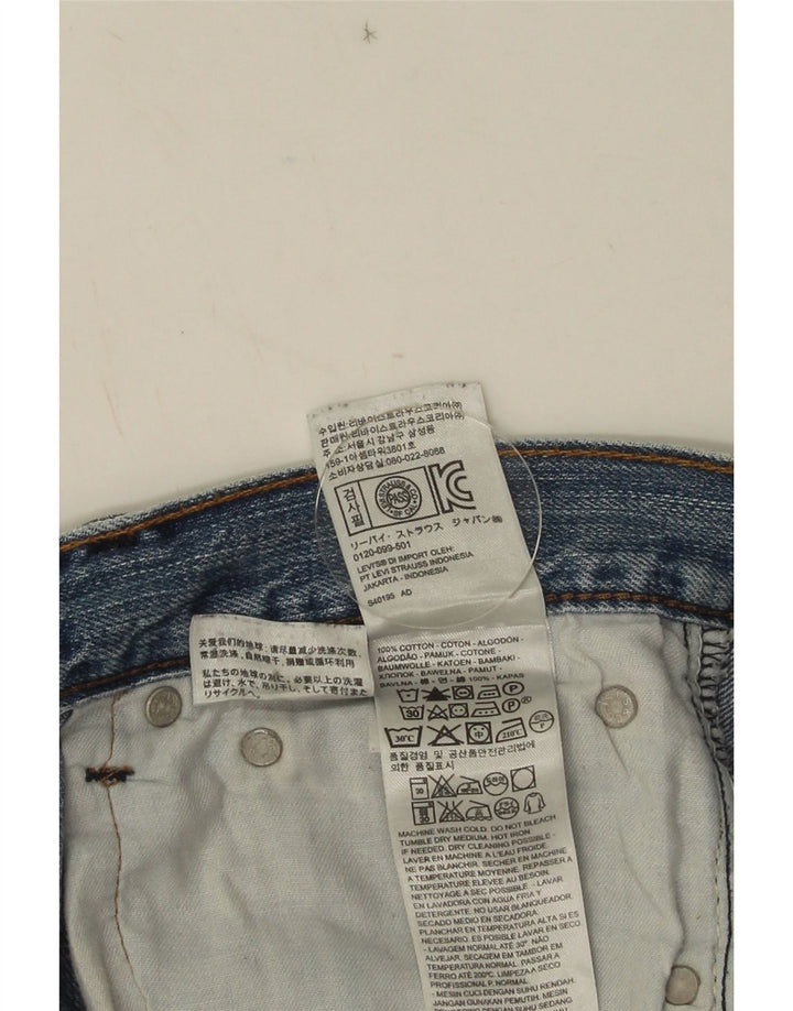 Мужские прямые джинсы LEVI'S W32 L26 синие, хлопок