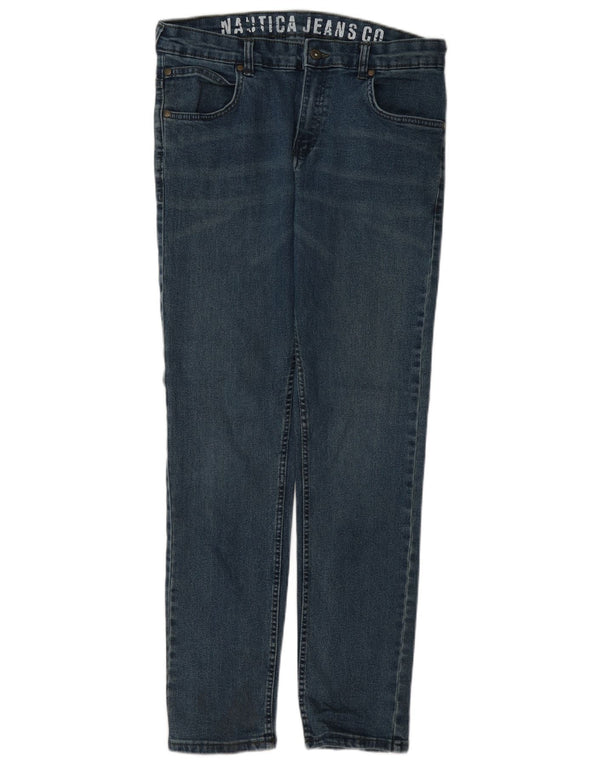 Женские прямые джинсы Nautica США 18 2XL W36 L30 синие, хлопок