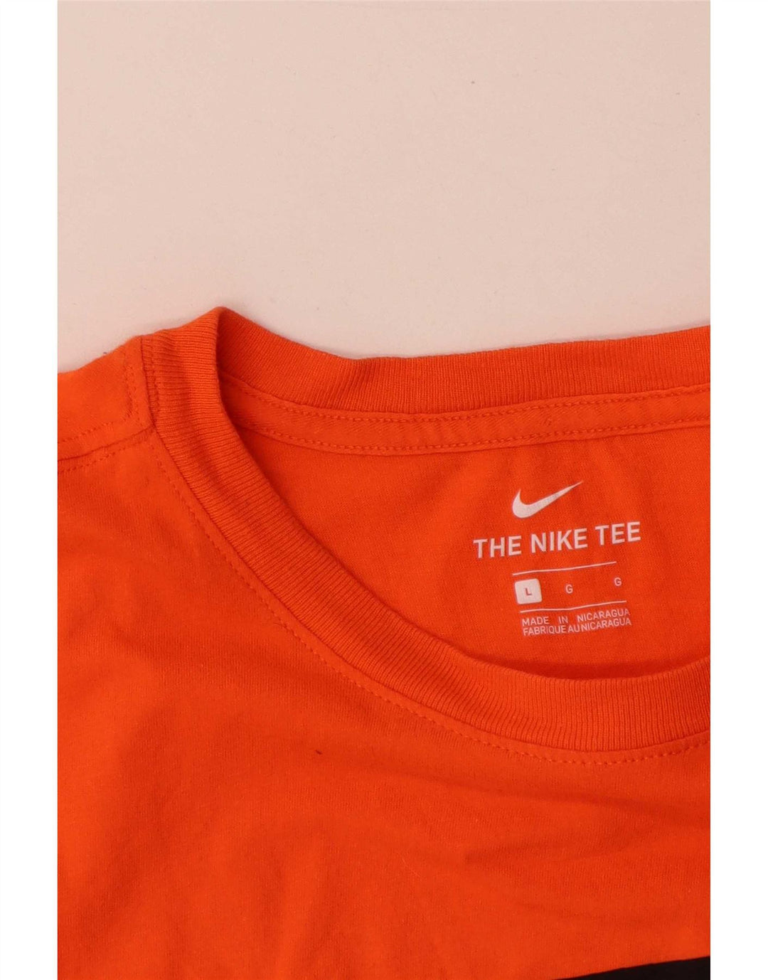 Мужская футболка с рисунком Nike, большой оранжевый хлопок