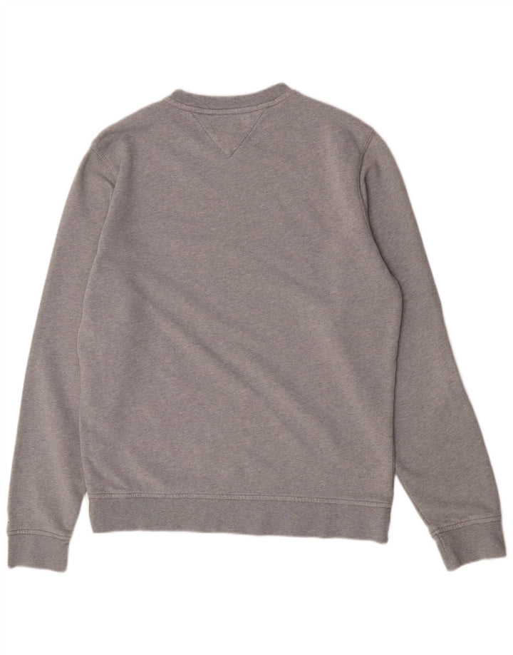 Мужской свитшот с рисунком Tommy Hilfiger, XL, серый хлопок