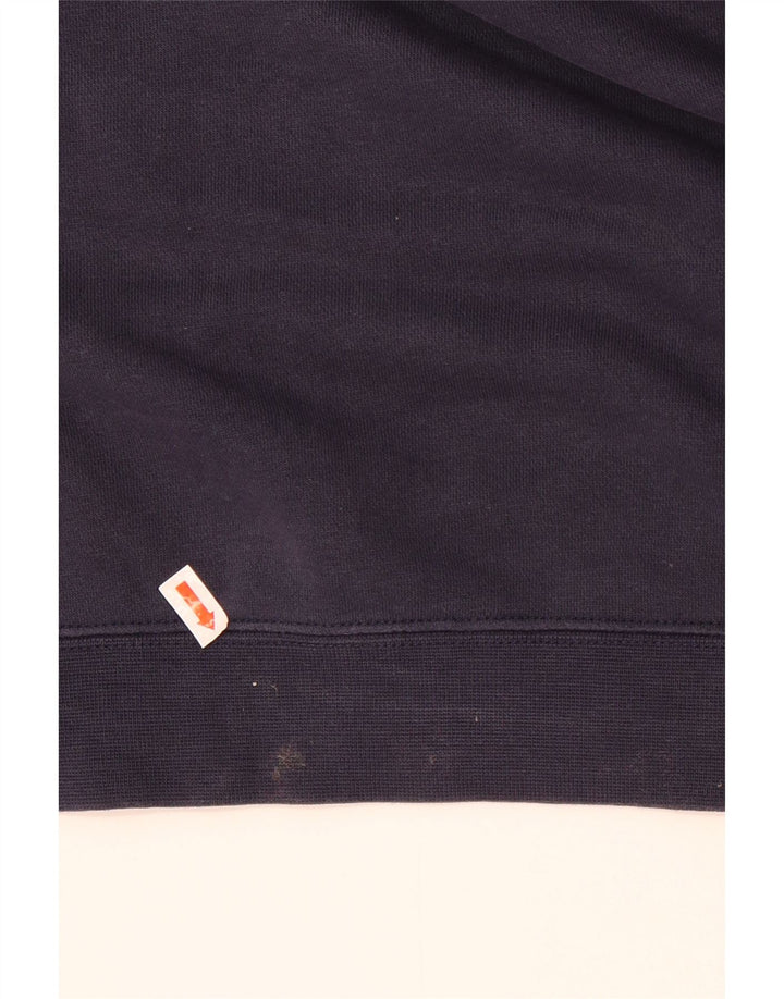 Мужской джемпер с капюшоном с графическим рисунком Nike XL, темно-синий, хлопок