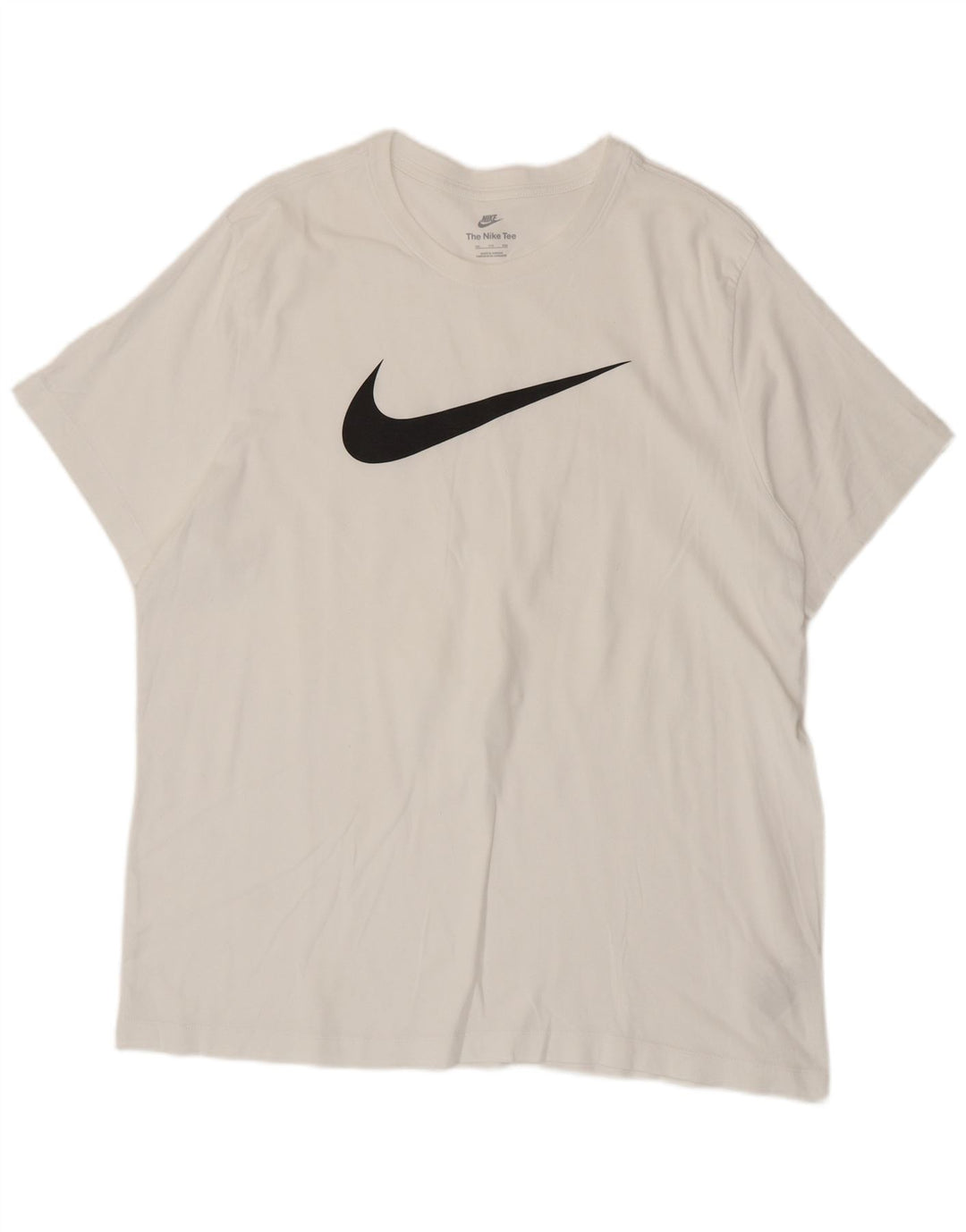 Мужская футболка с рисунком Nike 2XL, белый хлопок