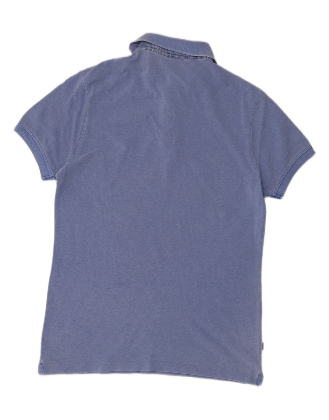 BLAUER Mens Polo Shirt Medium Blue Cotton Vintage Blauer and Second-Hand Blauer from Messina Hembry 