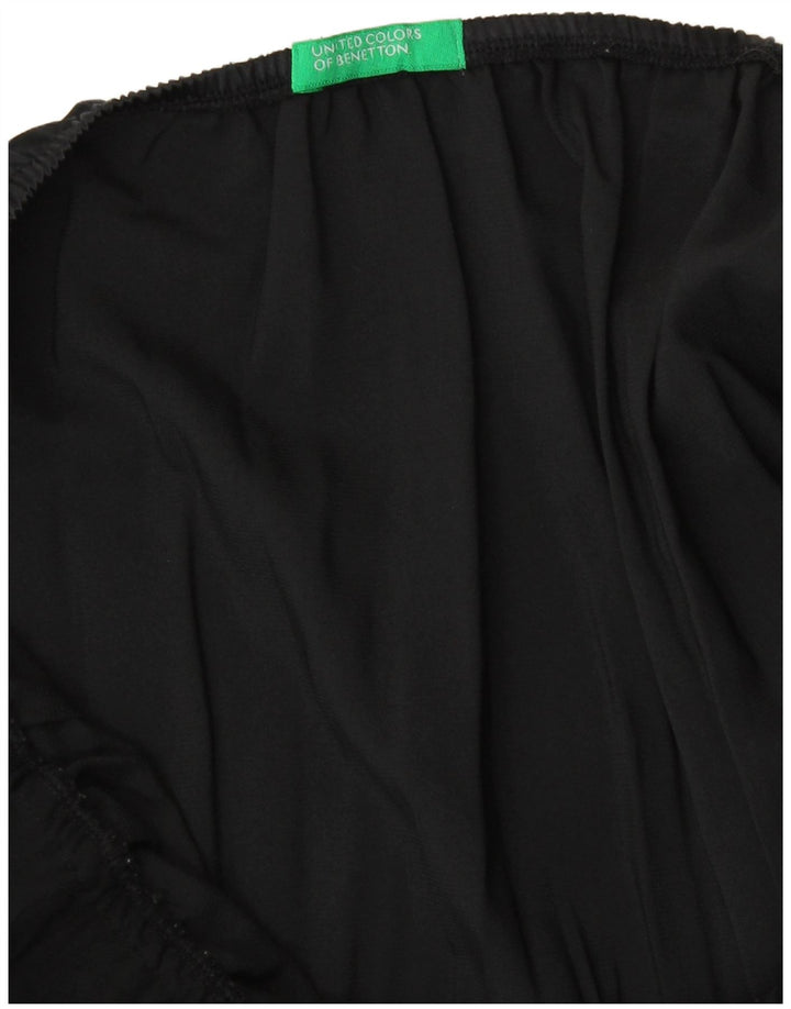 Женский топ на бретельках Benetton UK 12, средний черный