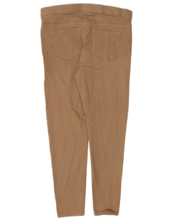Женские укороченные повседневные брюки Marks & Spencer UK 14 Medium W30 L25 Бежевые