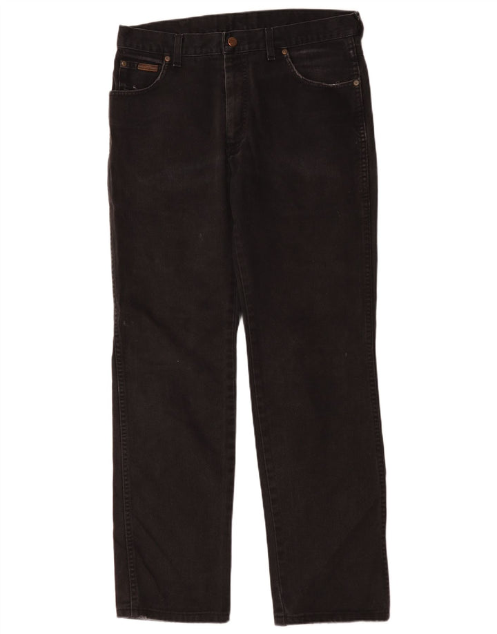 Джинсы мужские прямые Wrangler W34 L31 черные