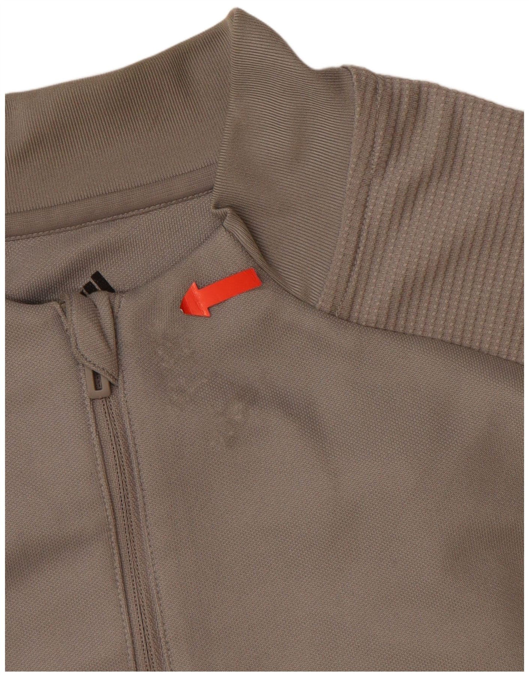 ADIDAS Mens Aeroready Zip Neck Sweatshirt Jumper 2XL Grey Polyester