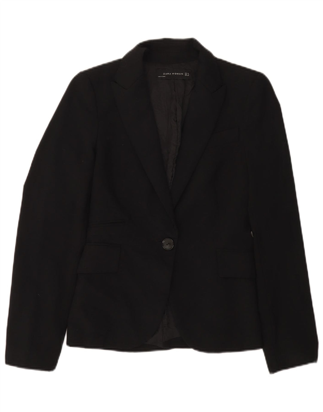 Женский пиджак на 1 пуговице Zara EU 34 2XS, черный