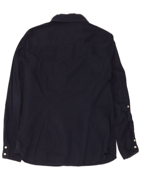 Женская рубашка Tommy Hilfiger UK 14 Medium Navy Blue
