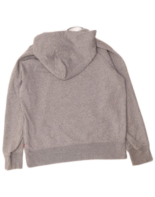 Мужской джемпер с капюшоном Levi's XS, серый в крапинку, хлопок
