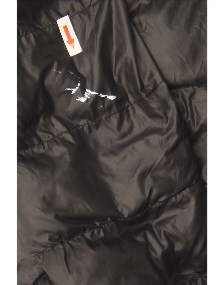 Женская стеганая куртка с капюшоном Barbour UK 16, большая, черная, полиамид