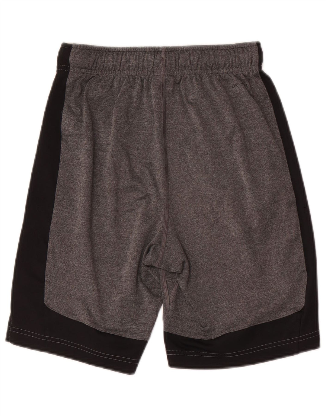 Спортивные шорты Nike Dri Fit для мальчиков 11–12 лет, средний серый цвет с цветными блоками