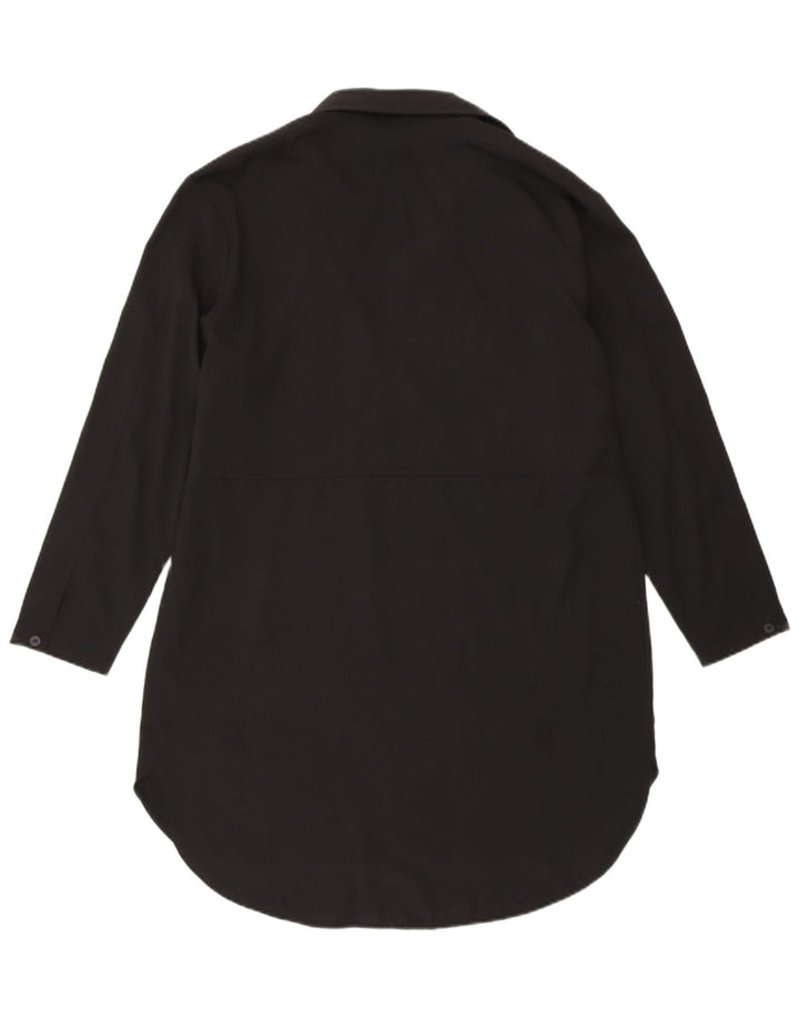 Женская удлиненная рубашка-пуловер FRENCH CONNECTION UK 8, маленькая черная