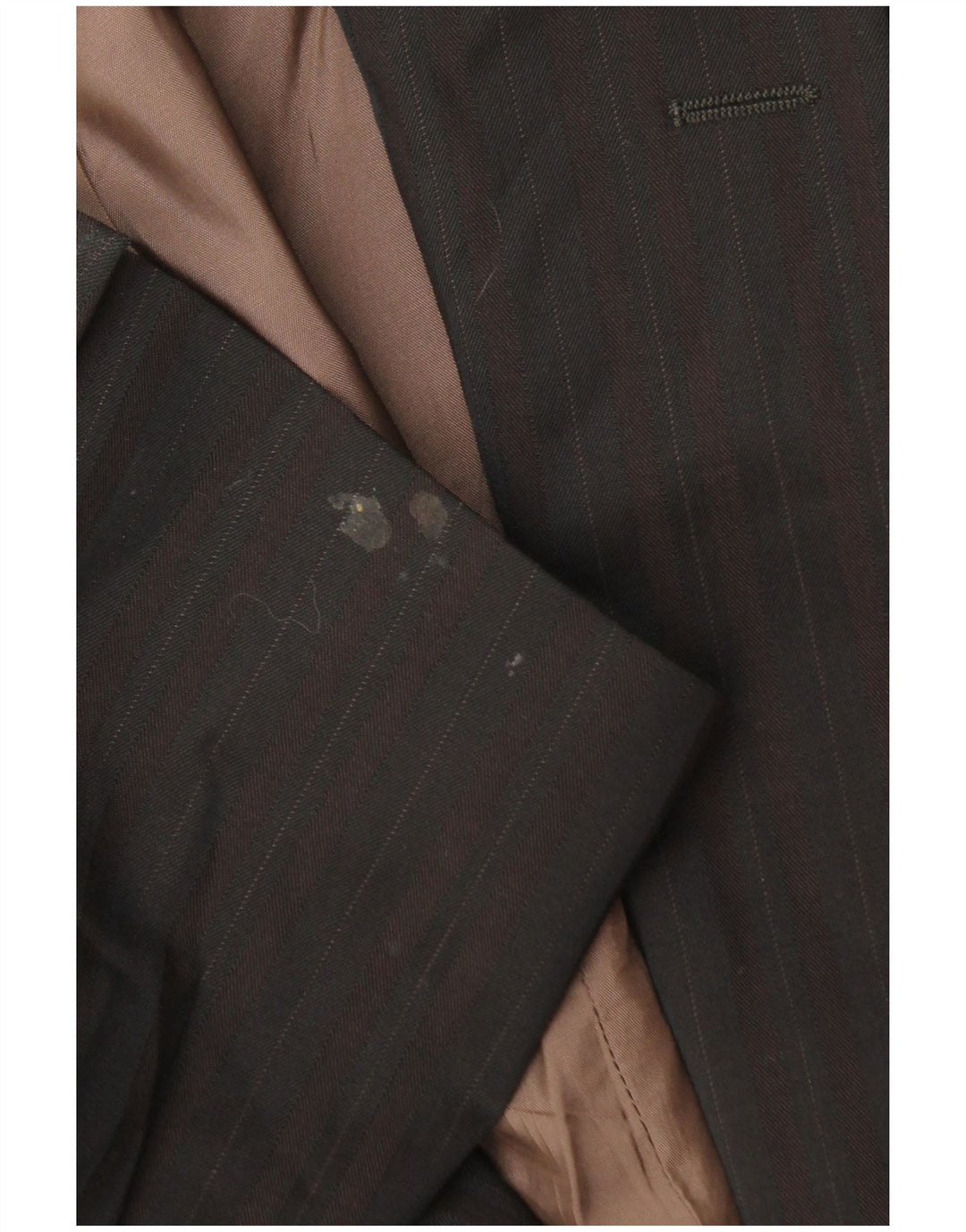 Мужской пиджак с 2 пуговицами HUGO BOSS EU 58 4XL, коричневый в тонкую полоску, шерсть