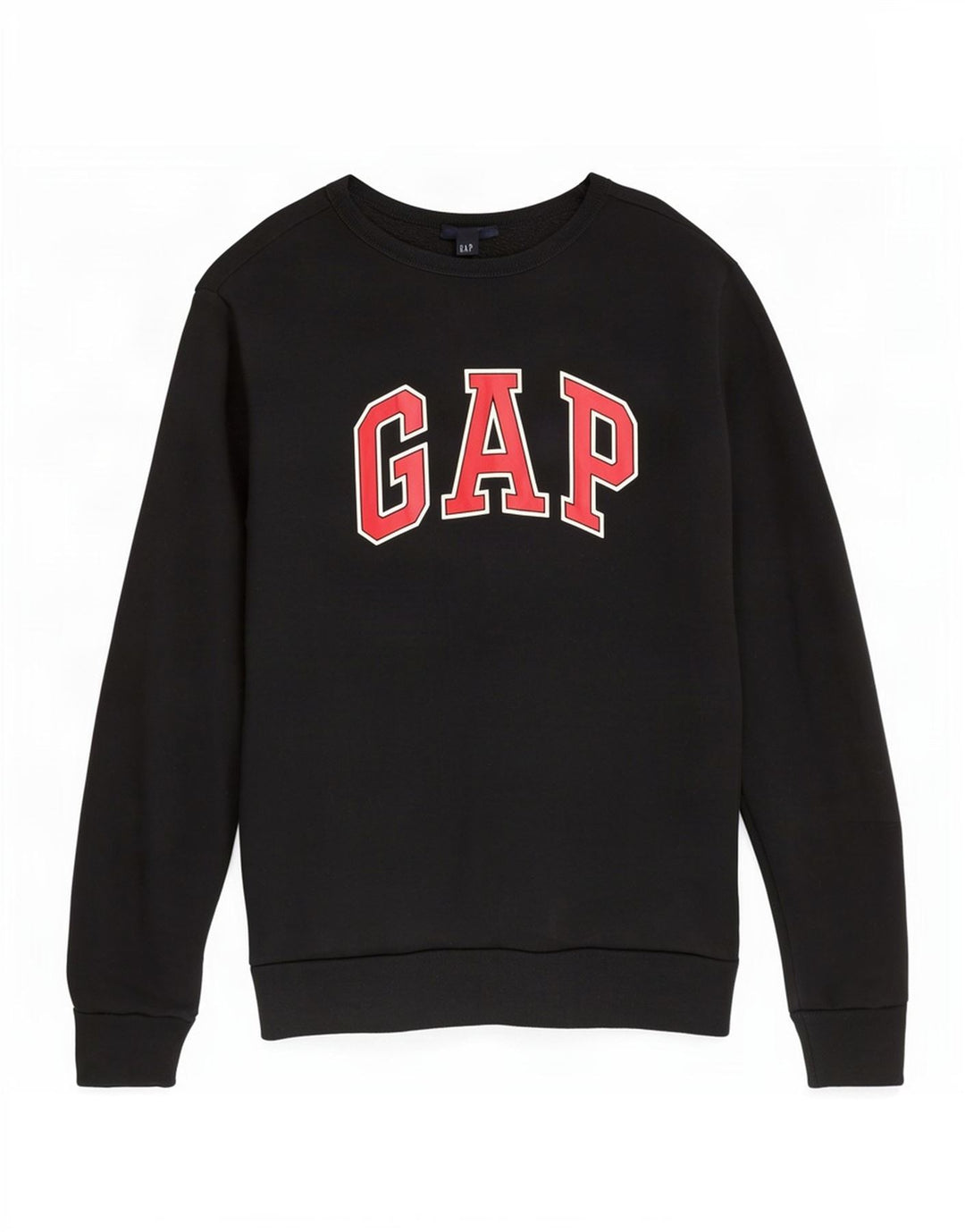 Мужской свитшот с рисунком Gap, большой черный хлопковый джемпер