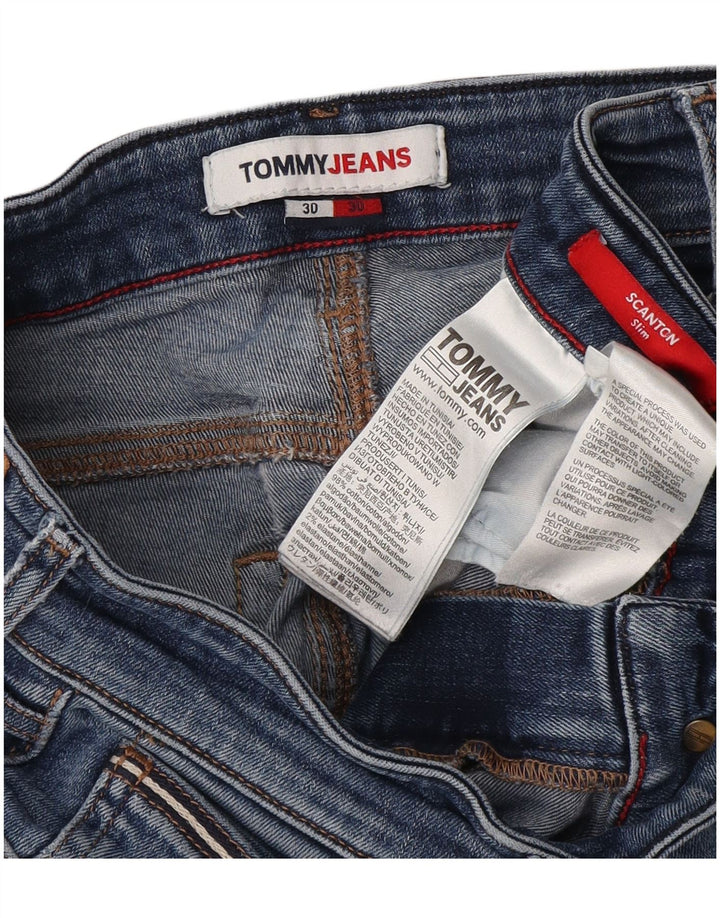 Женские узкие джинсы Tommy Hilfiger Scanton W30 L30, синий хлопок