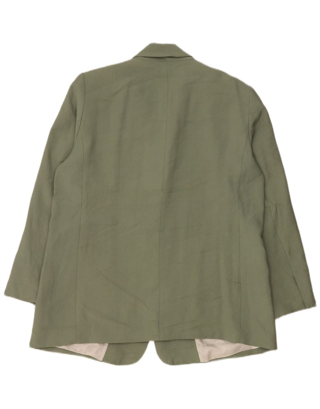 Женский пиджак на 1 пуговице Zara UK 18 XL, зеленый модал