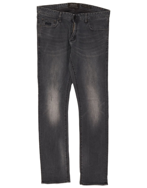 Мужские узкие джинсы Superdry Corporal W34 L32, темно-синий, хлопок