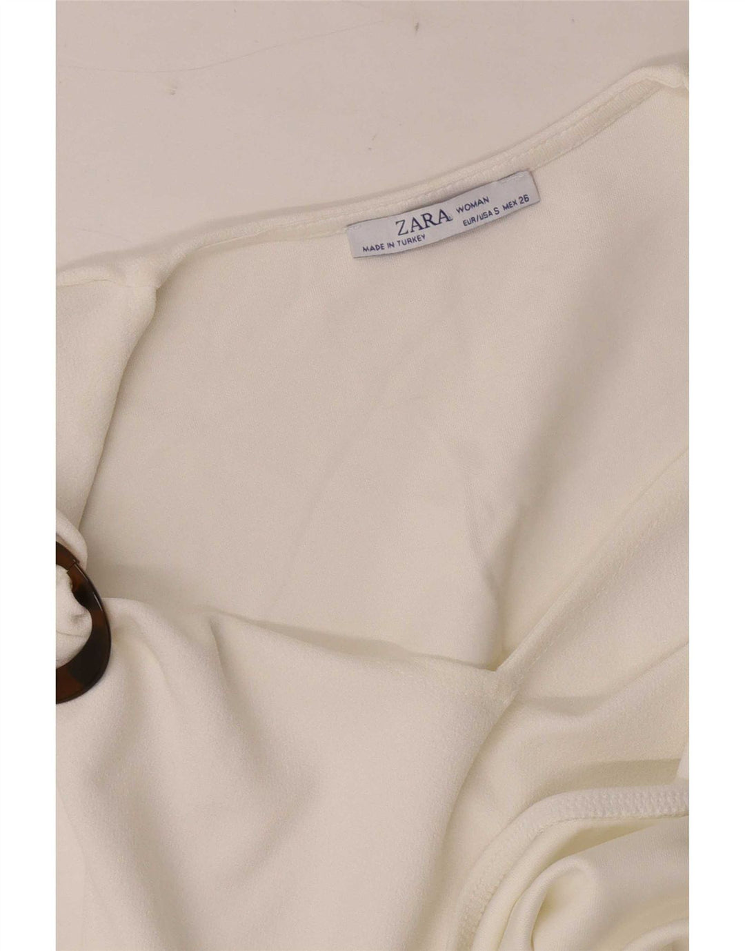 Женское боди без рукавов Zara UK 8, маленький белый