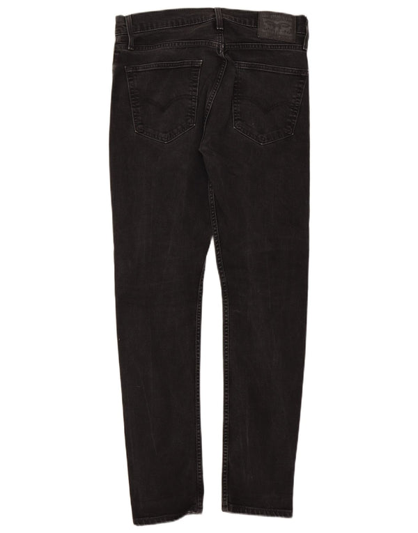 Мужские зауженные зауженные джинсы Levi's 512 W32 L32, черный хлопок