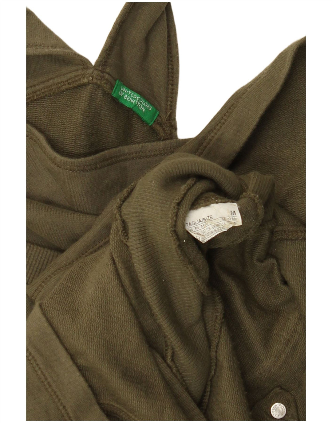 Женское платье-комбинезон BENETTON UK 14, средний хаки