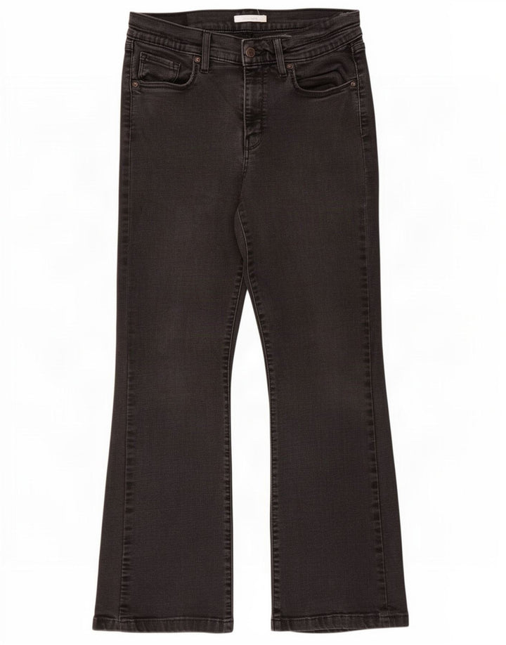 Женские джинсы Bootcut классического кроя Levi's США 12, большие W30 L29, черные
