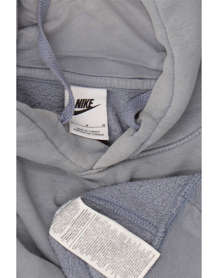 Мужской джемпер с капюшоном Nike среднего синего цвета, хлопок