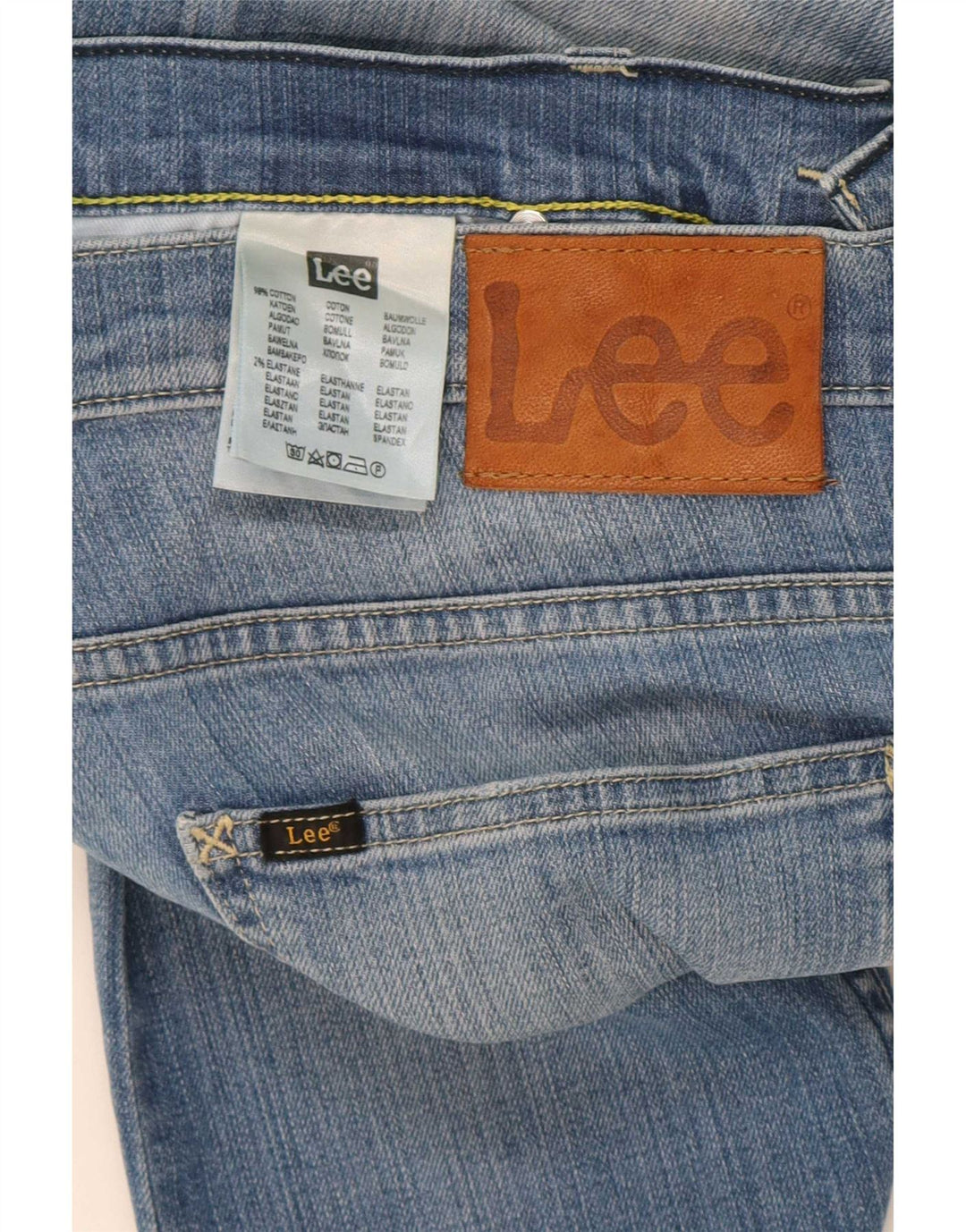 Мужские джинсы Lee Powell Slim W34 L34, синий хлопок