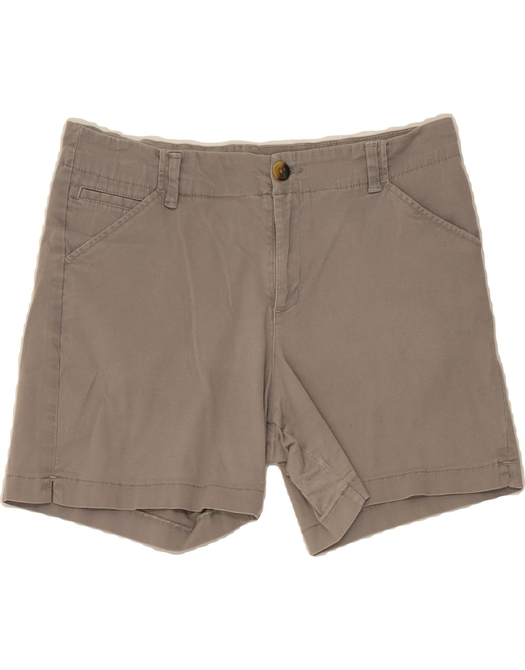 LEE Womens Mid Rise Chino Shorts W34 Large  Grey Cotton Vintage Lee and Second-Hand Lee from Messina Hembry 