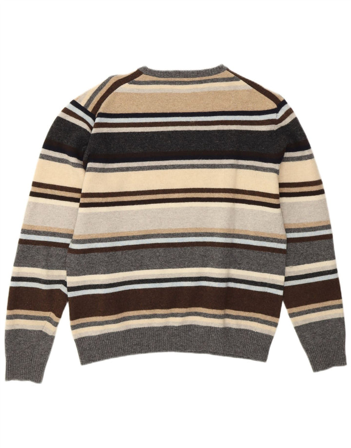 Женский свитер KAPPA с круглым вырезом, Великобритания, 16, большие разноцветные полоски