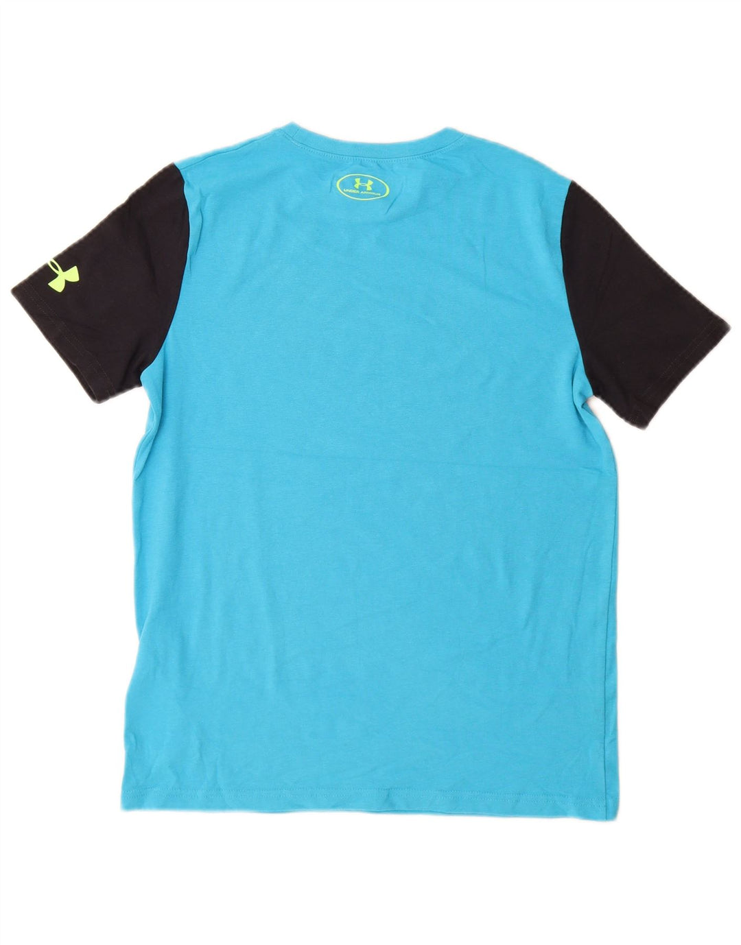Футболка с рисунком Under Armour для мальчиков Heat Gear, топ 11–12 лет, большой синий цвет