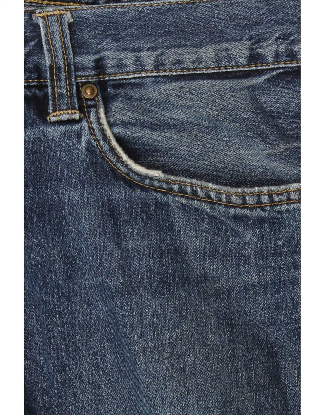 Мужские прямые джинсы Carhartt W34 L34 синие, хлопок