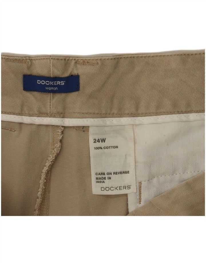 Женские шорты карго DOCKERS США 24 4XL W48 Бежевые, хлопок