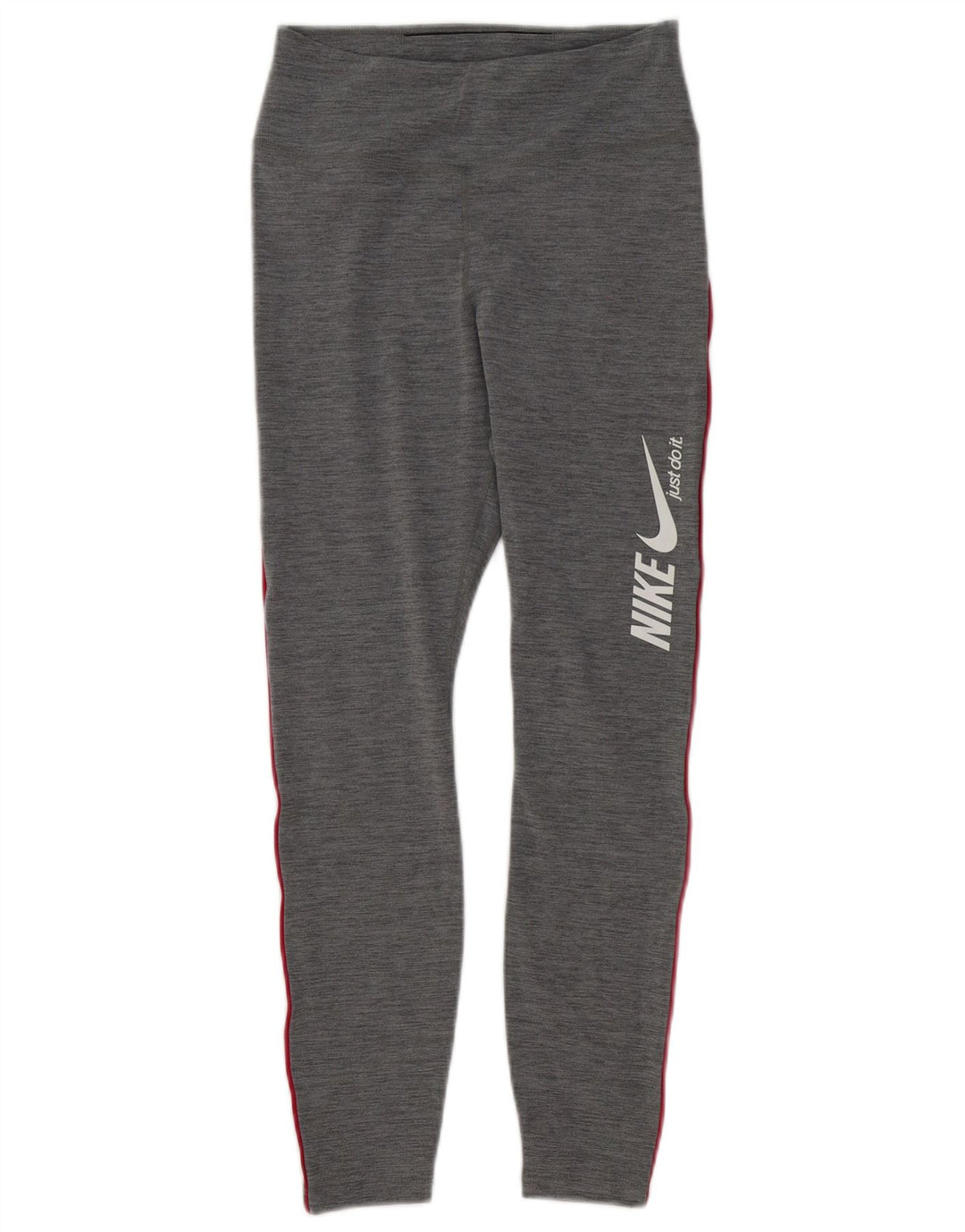 Женские леггинсы с рисунком Nike Dri Fit UK 10, маленькие серые, полиэстер