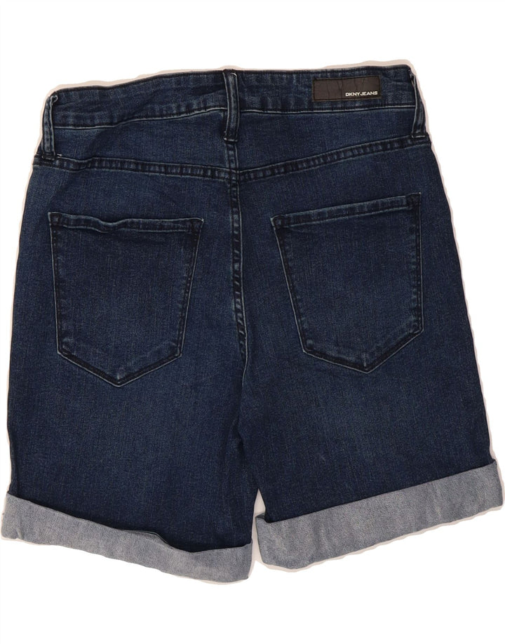 DKNY Womens Denim Shorts US 4 Small W30  Navy Blue Cotton Vintage Dkny and Second-Hand Dkny from Messina Hembry 