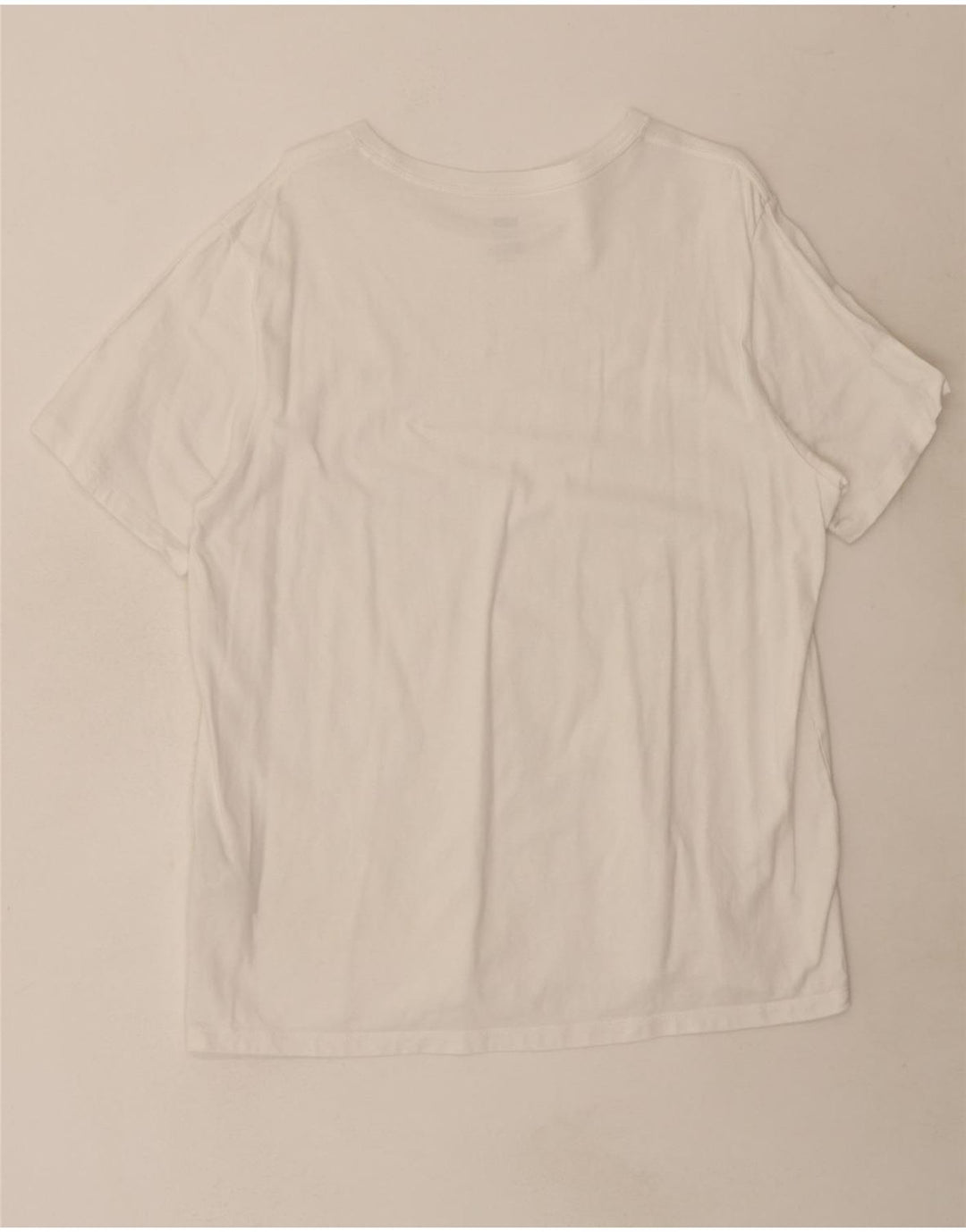 LEVI'S Mens Standard Fit T-Shirt Top XL White Cotton Vintage Levi's and Second-Hand Levi's from Messina Hembry 