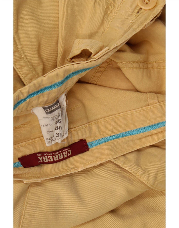 CARRERA Мужские шорты-карго IT 46 Small W31 Желтый хлопок