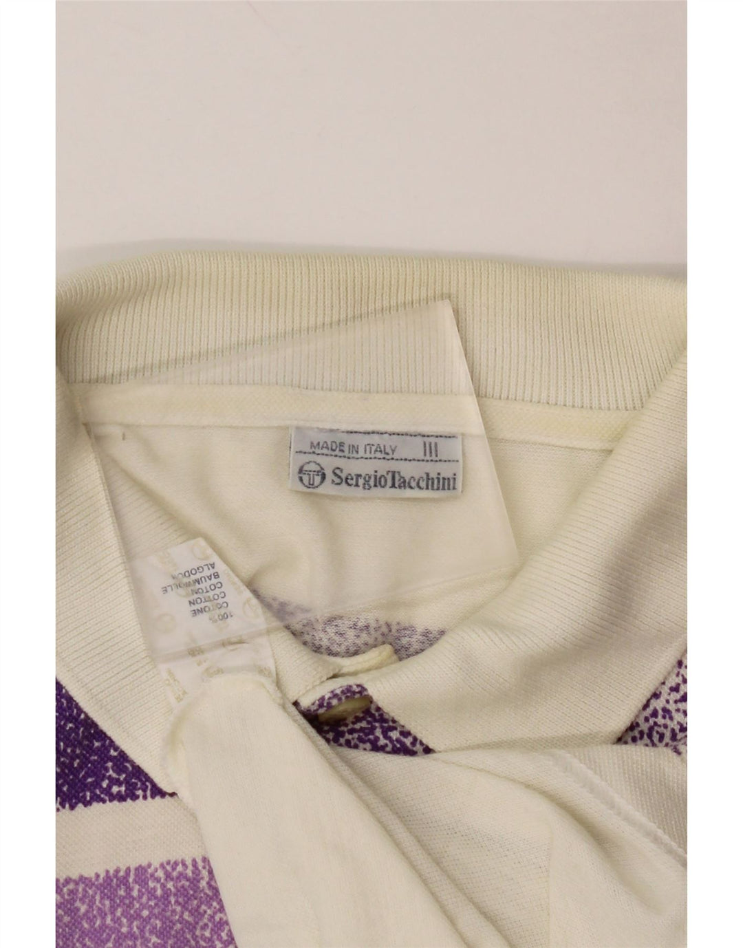 Мужская рубашка поло SERGIO TACCHINI, маленькая хлопковая рубашка в белую полоску