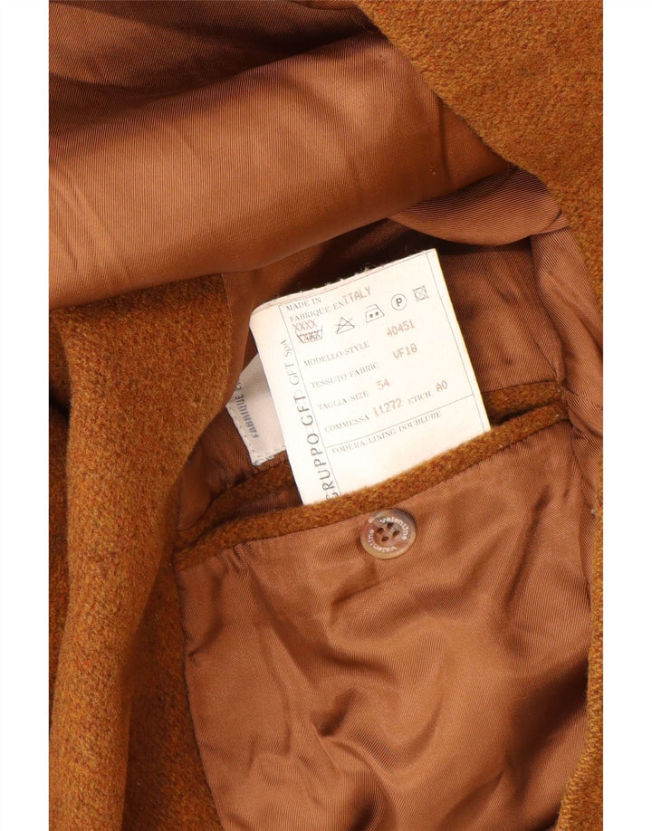 Мужской пиджак Valentino на 2 пуговицах IT 54 2XL, коричневый, новая шерсть