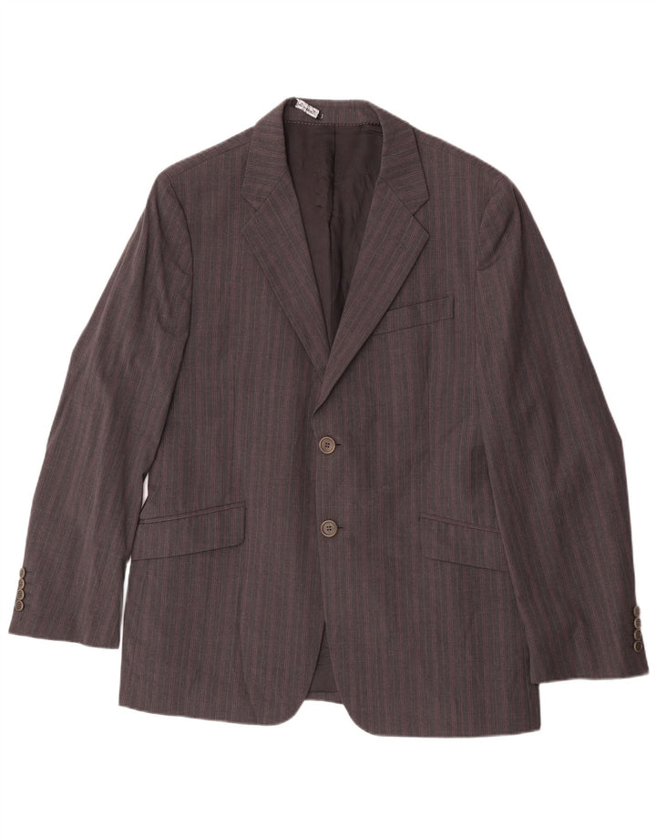 Мужской пиджак Paul Smith на 2 пуговицах, Великобритания 42 XL, серый в полоску