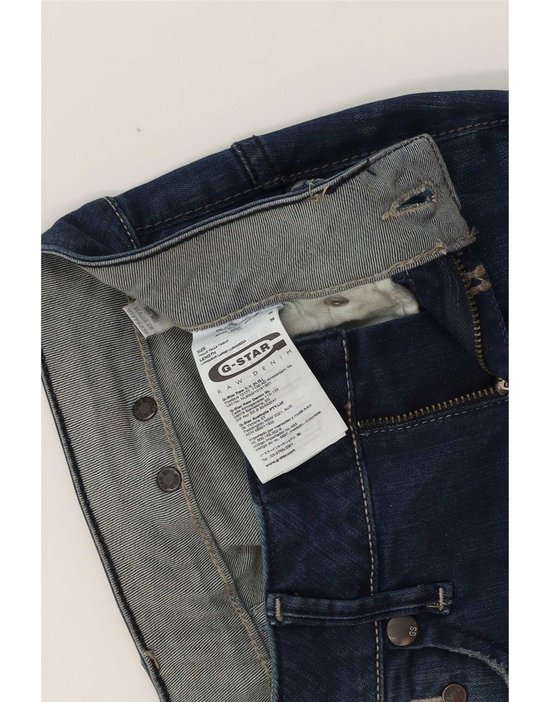 Женские джинсы G-Star Bootcut W25 L27, синий хлопок