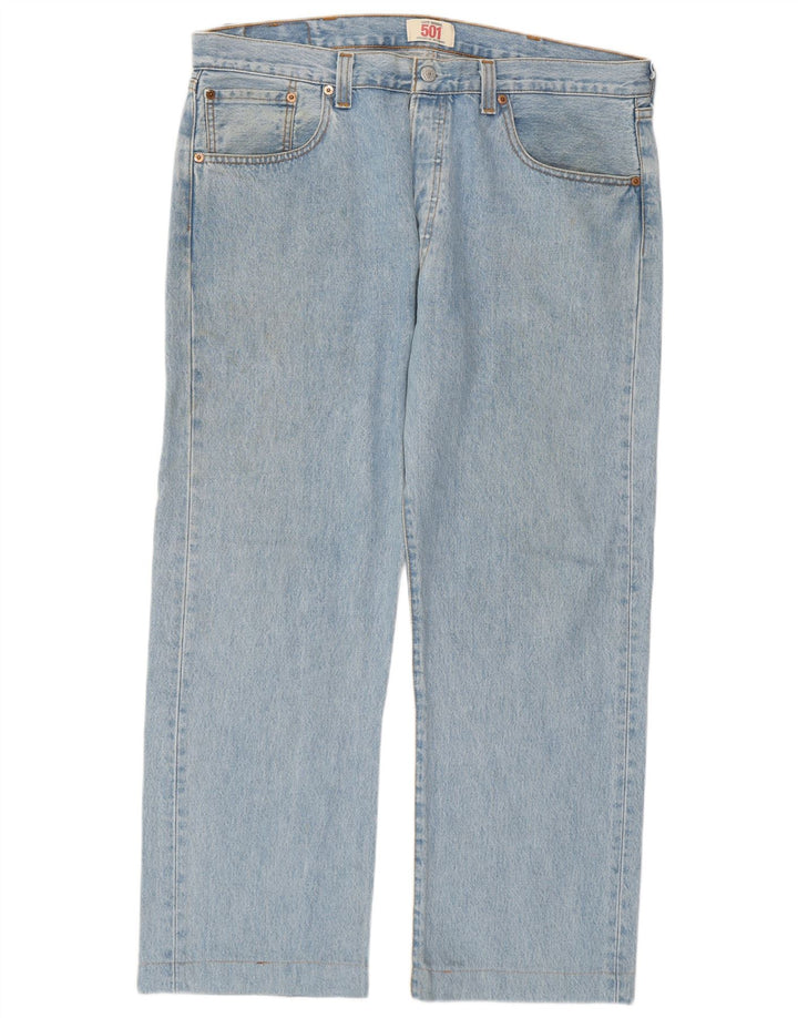 Мужские прямые джинсы Levi's 501 W38 L28 синие, хлопок