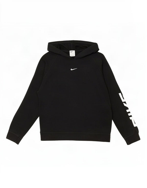 Женский джемпер с капюшоном Nike UK 16, большой черный, хлопок