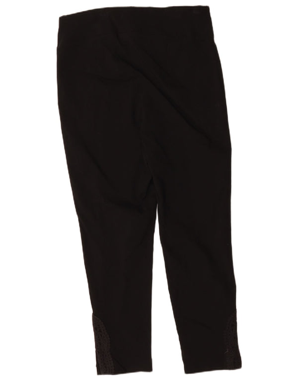 Женские укороченные брюки Marks & Spencer Autograph UK 16, большие W32 L25, черные