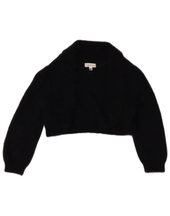 Женский кардиган-болеро с рукавом 3/4 MONSONON UK 12, средний черный