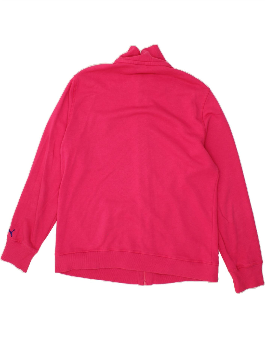 PUMA Womens Graphic Tracksuit Top Jacket UK 16 Large  Pink Vintage Puma and Second-Hand Puma from Messina Hembry 