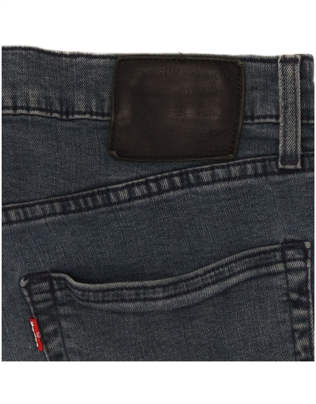Мужские зауженные джинсы Levi's 502 W32 L30 Темно-синие