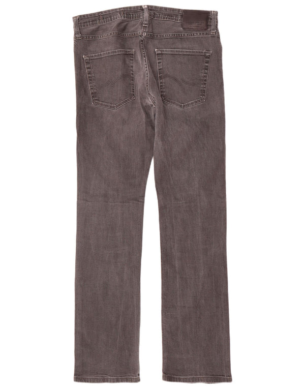 Мужские прямые джинсы Jack & Jones W34 L36, серый хлопок