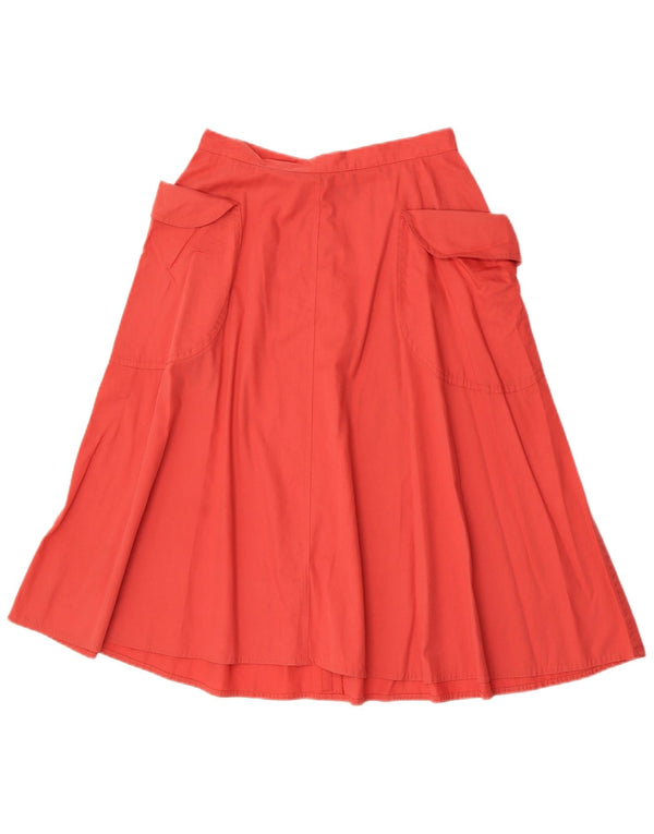 Винтажная женская юбка-карго W26, маленькая красная, хлопковая