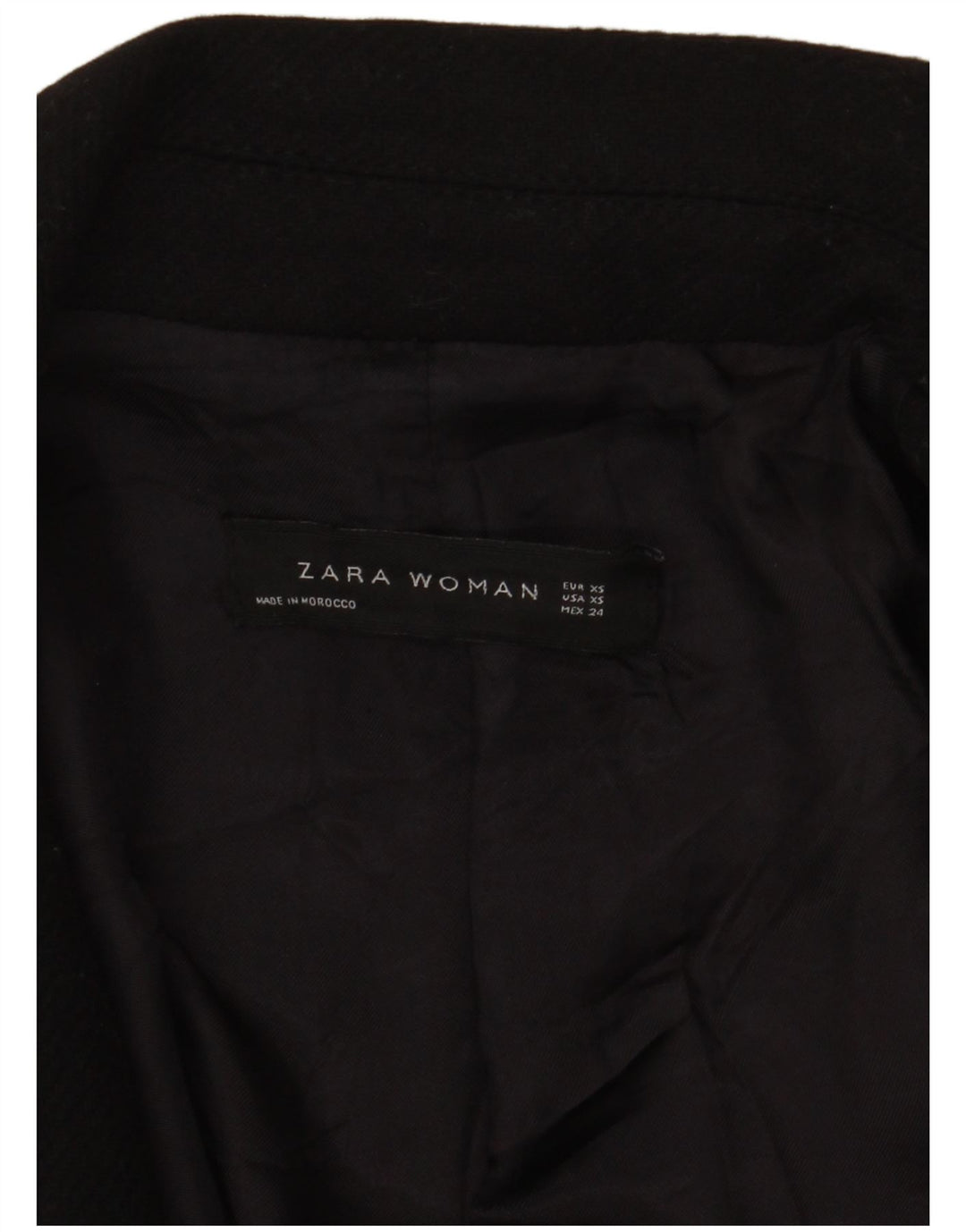 Женское пальто Zara UK 6 XS, черное